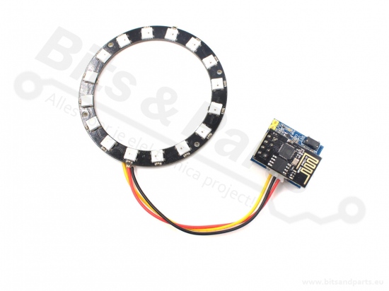 ESP8266 Wifi module Serial Wifi ESP-01 + 16 RGB LED ring